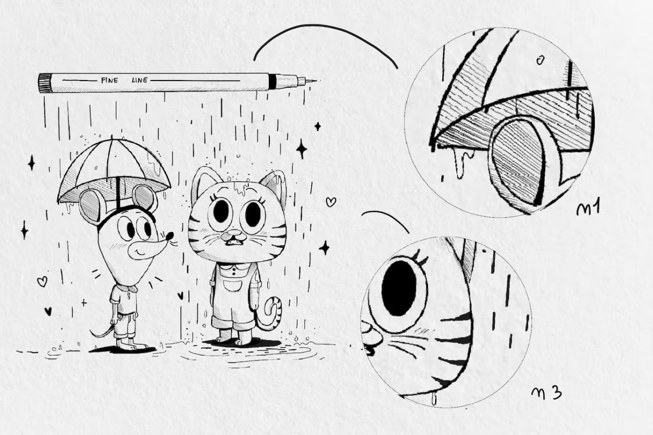 Procreate极细线条描边笔刷